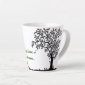 Psaumes 1:3a Latte Mug (Angle droit)