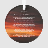 Psaumes 23 : 1-6 (dos)