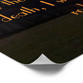 Psaumes 23:4 affiche coucher de soleil (Coin)