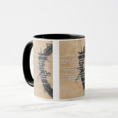 Psaumes 24:4-7 Verset Bible Mug Deux Tons (Devant gauche)