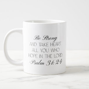 Psaumes 31:24 Mug Verset Biblique Espoir