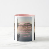 Psaumes 71:23 KJV Bible Verse Pic Mug à deux tons (Centre)