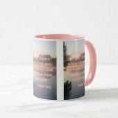 Psaumes 71:23 KJV Bible Verse Pic Mug à deux tons (Devant droit)