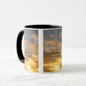 Psaumes 72:5 KJV Bible Verse Pic Mug Deux Tons (Devant gauche)