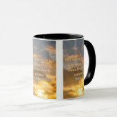 Psaumes 72:5 KJV Bible Verse Pic Mug Deux Tons (Devant droit)