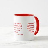 Psaumes 72:7 KJV Bible Verse Mug à deux tons (Devant droit)