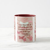 Psaumes 72:7 KJV Bible Verse Pic Mug Deux Tons (Centre)
