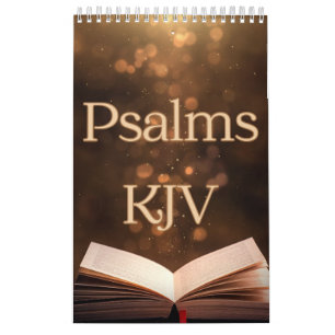 Psaumes Bible Versets Collection Wall Calendrier