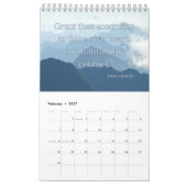 Psaumes Bible Versets Collection Wall Calendrier (Feb 2027)