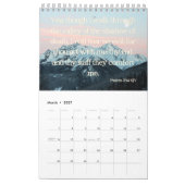 Psaumes Bible Versets Collection Wall Calendrier (Mar 2027)