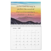 Psaumes Bible Versets Collection Wall Calendrier (Jan 2027)