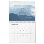 Psaumes Bible Versets Collection Wall Calendrier (Feb 2026)