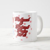 Psaumes de la Bible 107:2 Mug de café géant (Devant droit)