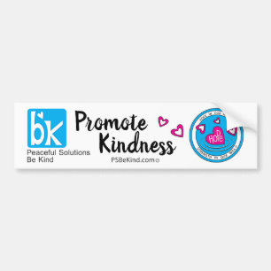 PSBeKind_Peaceful Solutions_ Bumpersticker