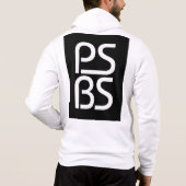 PSBS - Mannen Bella+Canvas Full-Zip Hoodie (Achterkant)