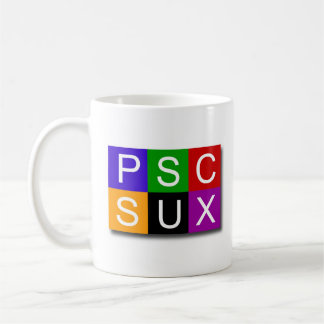 PSC SUX Klassieke witte Mok