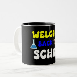 Pschool Humor Mug - Back to School 2025 Tweekleurige Koffiemok