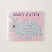 Pset Bunny Rabbit Happy Easter Puzzles Legpuzzel (Horizontaal)
