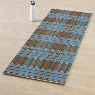Pset Clan Anderson Blauwgroen Check Tartan Yogamat