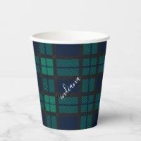 Pset Clan Black Watch Blue Black Tartan