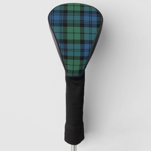 Pset Clan Campbell Tartan Green Check Golfheadcover (Voorkant)