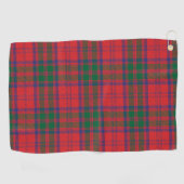 Pset Clan Grant Red Blue Green Check Tartan Golfhanddoek (Horizontaal)