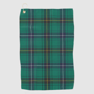 Pset Clan Henderson Green Check Tartan Golfhanddoek