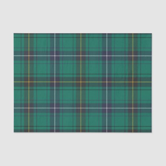 Pset Clan Henderson Green Check Tartan Tissuepapier (Voorkant)