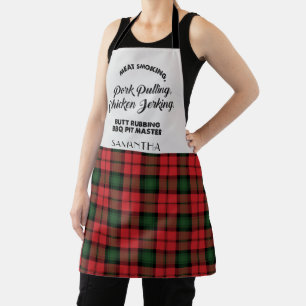 Pset Clan Kerr Check Tartan Kitchen Schort
