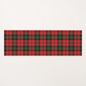 Pset Clan Kerr Red Green Black Check Tartan Yogamat (Voorkant (horizontaal))