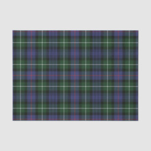 Pset Clan MacKenzie Green Paars Check Tartan Tissuepapier