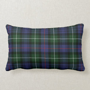 Pset Clan MacKenzie Paars Green Check Tartan Kussen