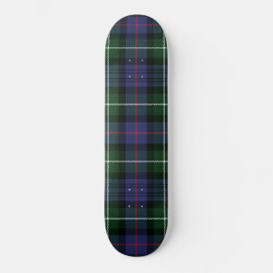 Pset Clan MacKenzie Paars Green Check Tartan Skateboard