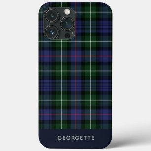 Pset Clan MacKenzie Paars Tartan Aangepast iPhone 13 Pro Max Hoesje