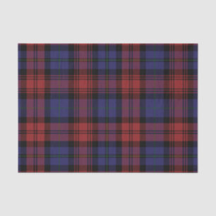 Pset Clan MacLachlan Red Paars Check Tartan Tissuepapier