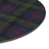 Pset Clan Malcolm Green Paars Script Tartan Snijplank (Hoek)