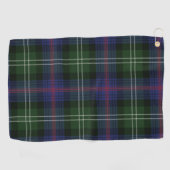 Pset Clan Sutherland Paars Black Check Tartan Golfhanddoek (Horizontaal)