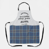 Pset Clan Thompson Tartan Controkered Kitchen Schort (Voorkant)
