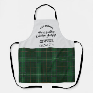 Pset Clan Walsh Checkered Tartan Kitchen Schort