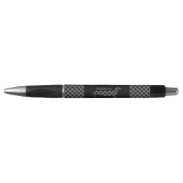 Pset Dachshund op Black Pen
