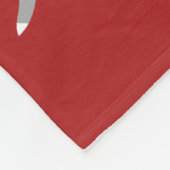 Pset Dachshunds on Red Fleece Deken (Hoek)