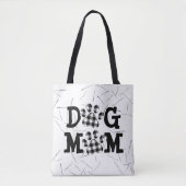 Pset DOG MOM Pawprints (afdrukken) en Haar Draagtas (Voorkant)