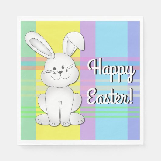 Pset Easter Bunny Paper Napkins Servet (Voorkant)