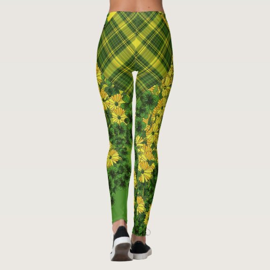 Pset en Floral Patchwork Leggings (Achterkant)