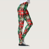 Pset en Snowflakes kerst Leggings (Rechts)