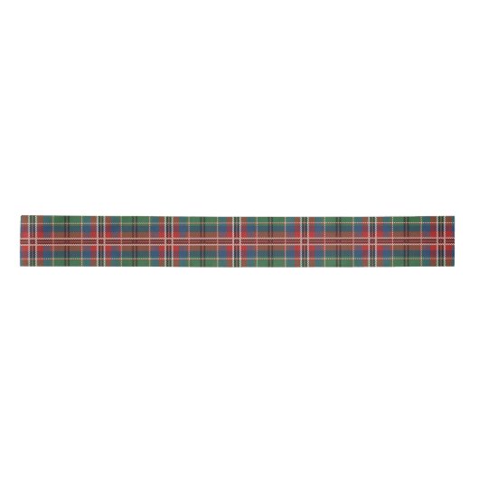 Pset Green en Red Tartan Clan MacCulloch Holiday Lint (Voorkant)