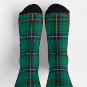 Pset Henderson Green Black Check Tartan Sokken (Top)