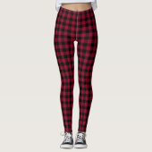 Pset Holiday Kerstboom Rood Leggings (Voorkant)