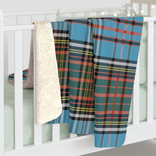 Pset Home Sweet Home Tartan Anderson Gepersonalise Sherpa Deken