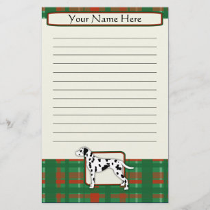 Pset-KerstkerstDalmatische Stationery Briefpapier
